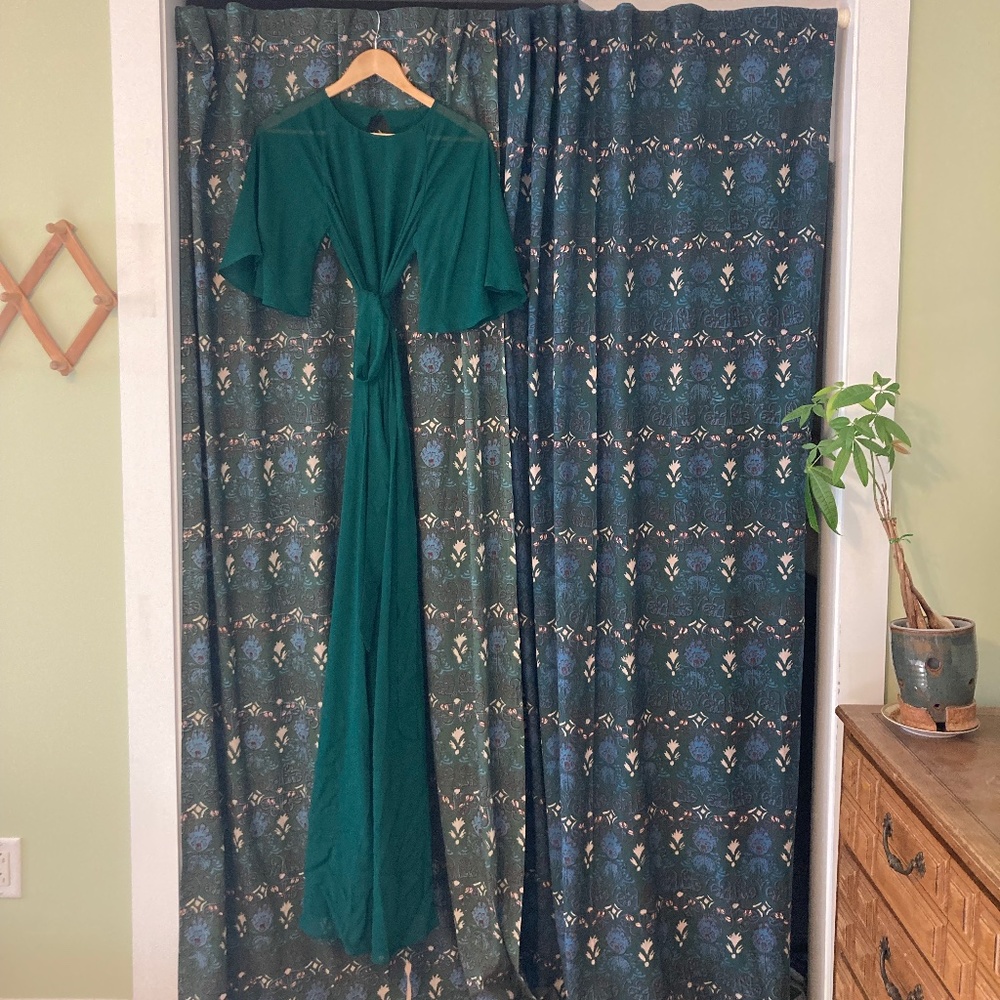 Reformation Emerald Pansy Dress - Picture 8 of 10